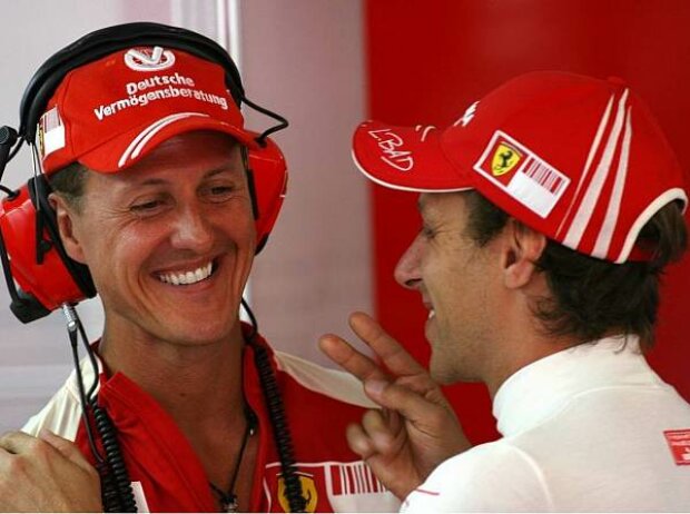 Michael Schumacher und Luca Badoer