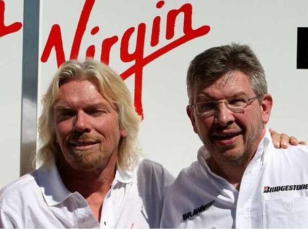 Richard Branson und Ross Brawn