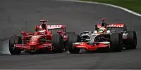 Kimi Räikkönen und Lewis Hamilton