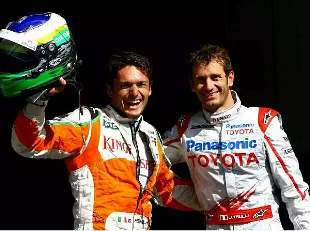 Jarno Trulli, Giancarlo Fisichella Titel-Bild zur News: Jarno Trulli, Giancarlo Fisichella