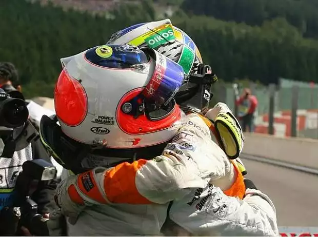 Rubens Barrichello, Giancarlo Fisichella Titel-Bild zur News: Rubens Barrichello, Giancarlo Fisichella