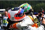 Rubens Barrichello (Brawn) und Giancarlo Fisichella (Force India)