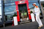 Giancarlo Fisichella (Ferrari) (Force India) 