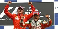 Bild zum Inhalt: Sensation geplatzt: Räikkönen gewinnt vor Fisichella!