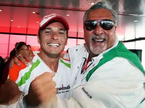 Titel-Bild zur News: Giancarlo Fisichella und Vijay Mallya