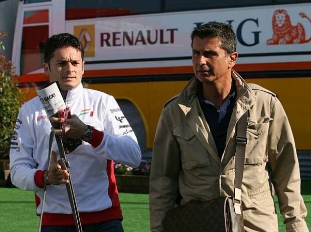 Giancarlo Fisichella und Enrico Zanarini