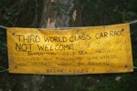 Proteste gegen die Rallye