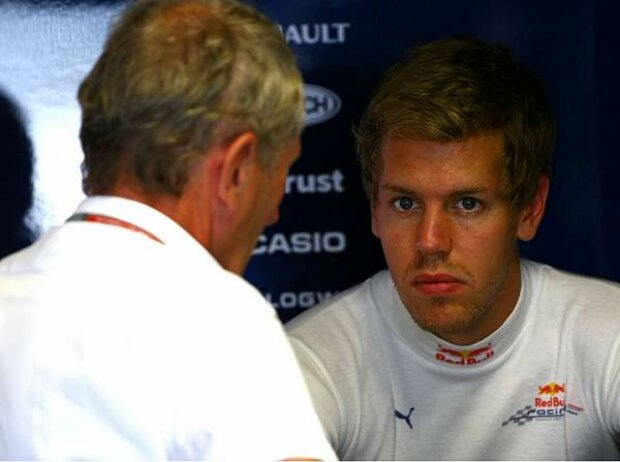 Sebastian Vettel und Helmut Marko