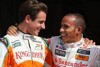 Hamilton & Sutil: Alte Freunde in Reihe eins!