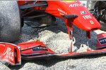 Das Auto von Giancarlo Fisichella (Ferrari) nach dem Unfall