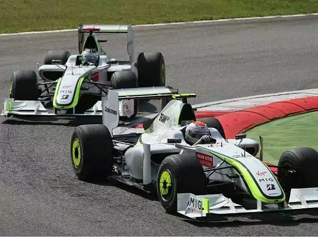 Titel-Bild zur News: Jenson Button, Rubens Barrichello