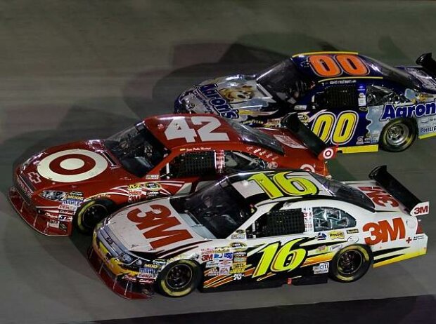 Juan Pablo Montoya, Greg Biffle, David Reutimann