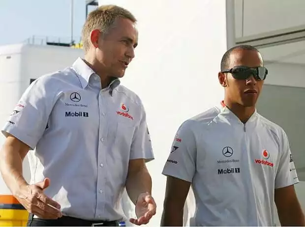 Martin Whitmarsh (Teamchef), Lewis Hamilton Titel-Bild zur News: Martin Whitmarsh (Teamchef), Lewis Hamilton