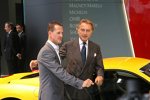 Michael Schumacher und Luca di Montezemolo (Präsident) 