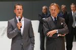 Michael Schumacher und Luca di Montezemolo (Präsident) 