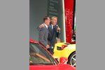 Michael Schumacher und Luca di Montezemolo (Präsident) 