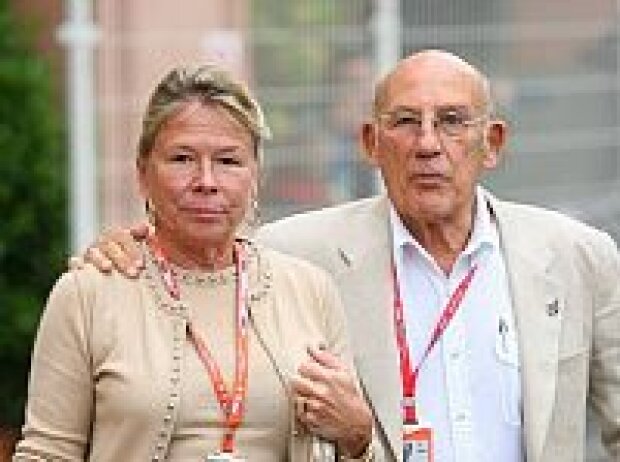 Stirling Moss mit Ehefrau Stirling Moss mit Ehefrau