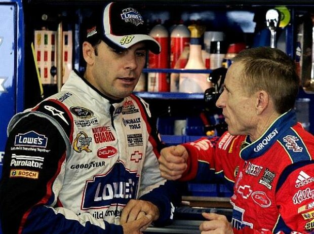 Jimmie Johnson, Mark Martin Jimmie Johnson, Mark Martin