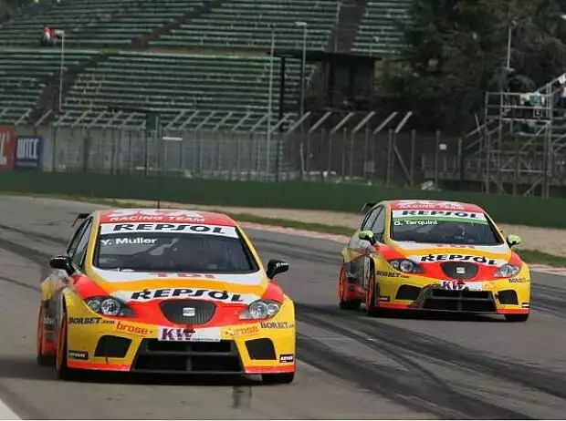 Gabriele Tarquini, Yvan Muller Titel-Bild zur News: Gabriele Tarquini, Yvan Muller