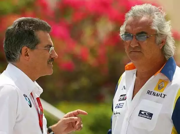 Mario Theissen und Flavio Briatore Titel-Bild zur News: Mario Theissen und Flavio Briatore