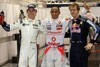 Bild zum Inhalt: Hamilton nach Barrichello-Unfall auf Pole