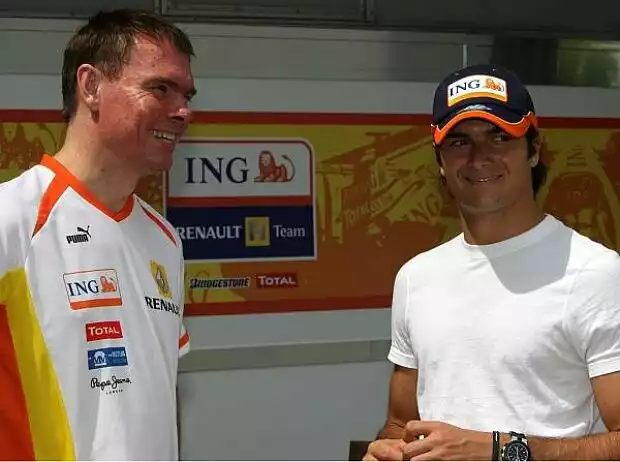 Titel-Bild zur News: Alan Permane und Nelson Piquet jun.