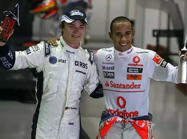 Nico Rosberg und Lewis Hamilton Titel-Bild zur News: Nico Rosberg und Lewis Hamilton