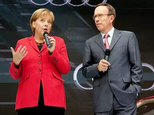 Bundeskanzlerin Merkel und VDA-Präsident Wissman Titel-Bild zur News: Bundeskanzlerin Merkel und VDA-Präsident Wissman
