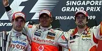 Bild zum Inhalt: Hamilton triumphiert in Singapur vor Glock
