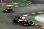 Nico Rosberg (Williams) vor Sebastian Vettel (Red Bull) 