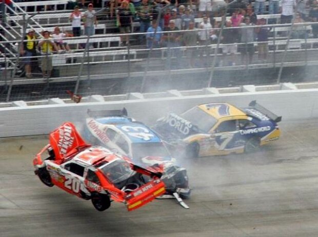Reed Sorenson, Robby Gordon, Joey Logano Reed Sorenson, Robby Gordon, Joey Logano