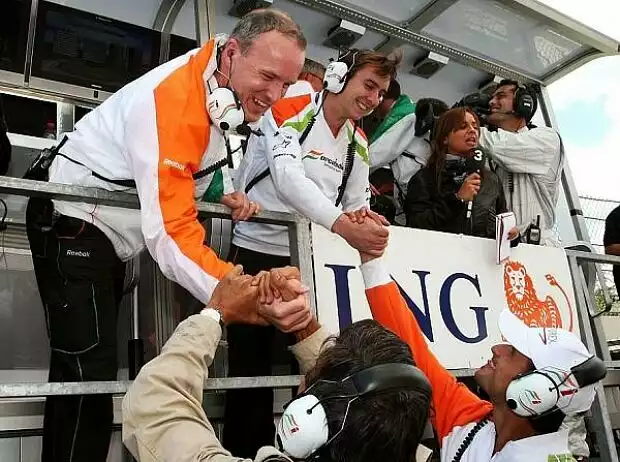 Titel-Bild zur News: Giancarlo Fisichella, Michiel Mol (Formel-1-Projektdirektor)