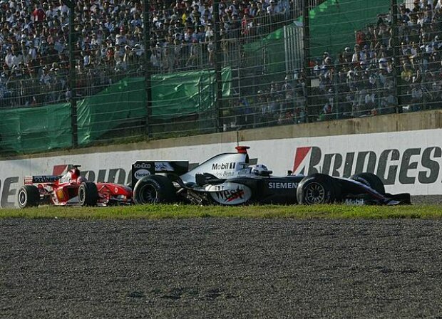 David Coulthard und Rubens Barrichello