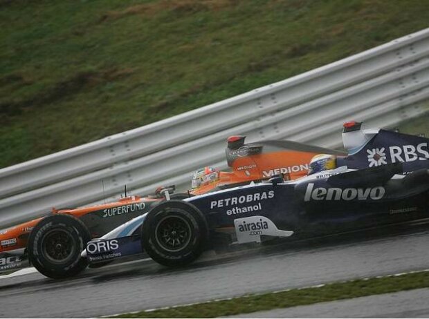 Adrian Sutil und Nico Rosberg Adrian Sutil und Nico Rosberg
