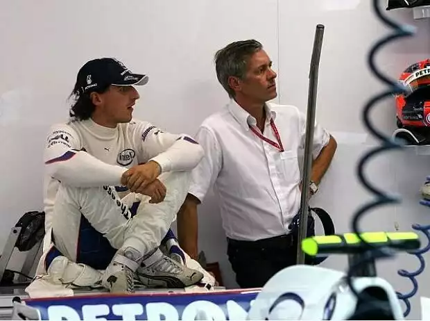 Robert Kubica und Manager Daniele Morelli Titel-Bild zur News: Robert Kubica und Manager Daniele Morelli