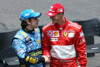 Bild zum Inhalt: Schumacher heißt Alonso bei Ferrari willkommen