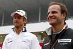 Jenson Button und Rubens Barrichello (Brawn) 