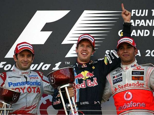 Podium in Japan 2009 Podium in Japan 2009