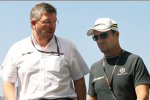 Ross Brawn (Teamchef) und Rubens Barrichello (Brawn) 
