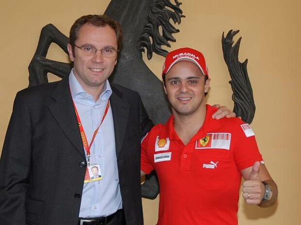 Titel-Bild zur News: Stefano Domenicali und Felipe Massa