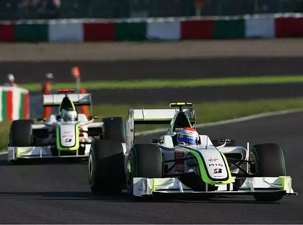 Jenson Button, Rubens Barrichello Titel-Bild zur News: Jenson Button, Rubens Barrichello