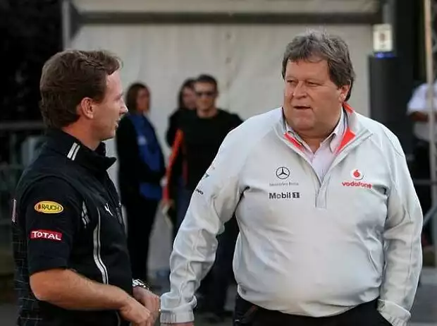 Titel-Bild zur News: Christian Horner und Norbert Haug