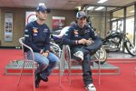 Daniel Pedrosa und Andrea Dovizioso (Honda) im Honda-Trainingscamp bei Melbourne