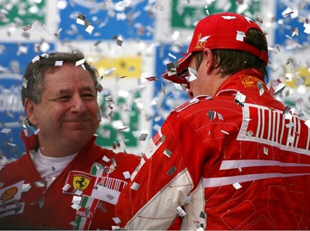 Jean Todt und Kimi Räikkönen