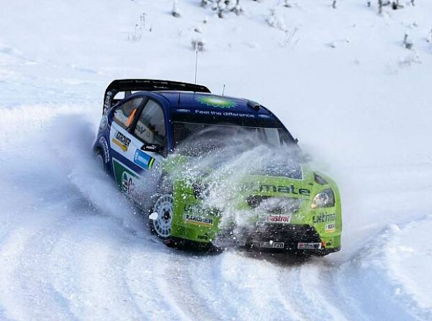 Titel-Bild zur News: Mikko Hirvonen Rallye Schweden