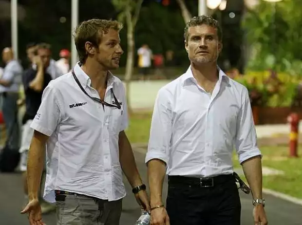 David Coulthard, Jenson Button Titel-Bild zur News: David Coulthard, Jenson Button