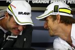 Rubens Barrichello und Jenson Button (Brawn) 