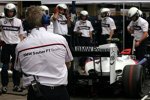 Box des BMW Sauber F1 Teams