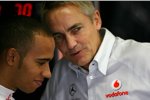Lewis Hamilton und Martin Whitmarsh (Teamchef) (McLaren-Mercedes) 