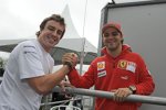 Teamkollegen 2010: Fernando Alonso (Renault) und Felipe Massa (Ferrari)